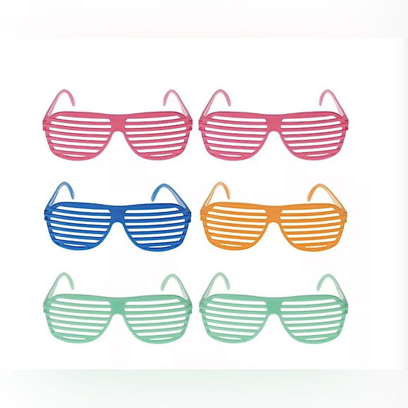 Spritz Other - NWT Spritz Kids Shutter 6 Count Shades - Pink, Blue, Orange, Green